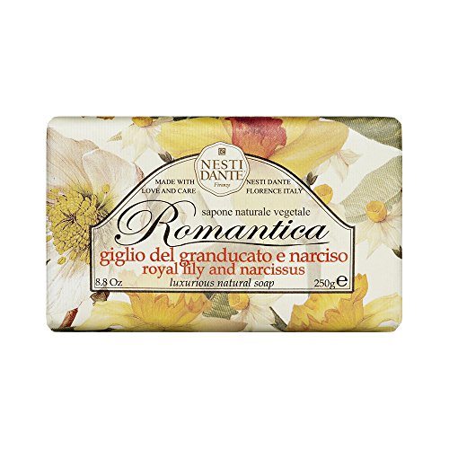 NESTI DANTE Romantica Royal Lily And Narcissus Soap Mydlo Toaletowe Lilia I Narcyz G, 250 Gramo