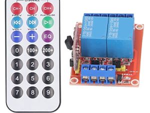 Módulo de relé de Control Remoto, Disparador Bidireccional Ligero de 2 Canales, relé de Interruptor Remoto de 10 A, 3 Modos de Trabajo para Fábrica (24V)
