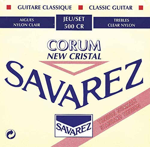 Savarez 500CR - Cuerdas para Guitarra Clásica, pack de 6