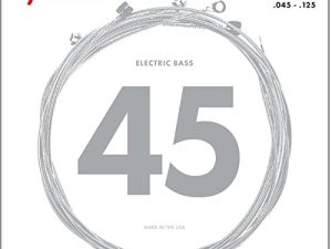 Fender 7250 Bass Strings, Nickel Plated Steel, Long Scale, 7250-5M .045-.125 Gauges, (5)