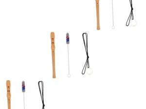 TOYANDONA Instrumentos Musicales Para Niños 3 Juegos Punta agudos instrumentos musicales flauta dulce viento para niños flautas dulces soprano instrumento grabador para niños grabadoras