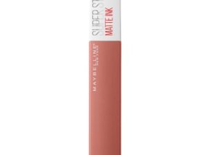 Maybelline New York, SuperStay Matte Ink, Pintalabios Mate de Larga Duración, Tono 65 – Seductres, Rosa Nude