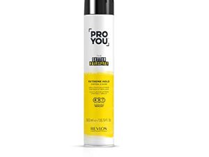 Revlon Professional ProYou Laca Pelo Ultra Fuerte para Todo Tipo de Cabello, Fijación Extrema y Brillo, 500 ml, Gama Fijación The Setter
