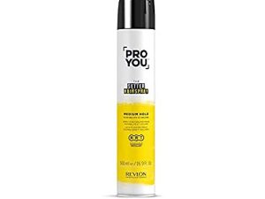 Revlon Professional ProYou Laca Pelo Media para Todo Tipo de Cabello, Fijación Media y Brillo, 500 ml, Gama Fijación The Setter