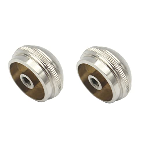 CORHAD 2 Piezas Tuerca De Cabeza De Flauta Tornillos De Tope De Flauta Sombrero De Tornillo De Cabeza De Flauta Partes De Instrumentos Musicales Reparación De Cabezas De Flauta Cobre