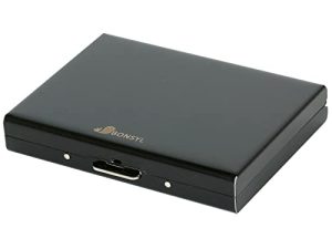 BONSYL® Tarjetero de Tarjeta de Crédito con 8 Ranuras, Billetera de Tarjeta de Crédito con Bloqueo RFID de Metal Delgado para Hombres y Mujeres. (8 Ranuras-Negro)