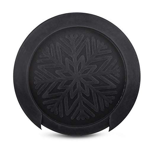 Cubierta de Orificio de Sonido para Guitarra Acústica Bloque de Goma Negra 100 mm de Diámetro Cubierta de Orificio de Sonido para Guitarra Mute Feedback Buster para Guitarra Acústica Clásica 38 '' / 3