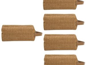 Didiseaon Bolsa De Aseo De 5 Piezas Bolsa De Cosméticos De Viaje Bolsa De Viaje Grande para Artículos De Tocador Bolsa De Almacenamiento Portátil para Mujer Bolsa De Cosméticos De