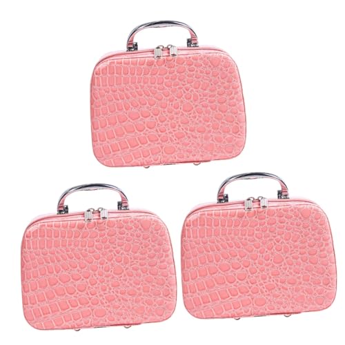Didiseaon 3 Piezas Neceser para Mujer Bolsas De Maquillaje para Mujer Bolsas De Aseo para Mujeres Mochila De Mano Bolsas De Cosméticos para Mujeres Bolsa De Maquillaje Moda De Las Mujeres