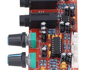 Amplificador de micrófono digital, placa de reverberación de bajo ruido e interferencias Reverberación y volumen ajustables PCB de doble cara Tamaño pequeño para equipos