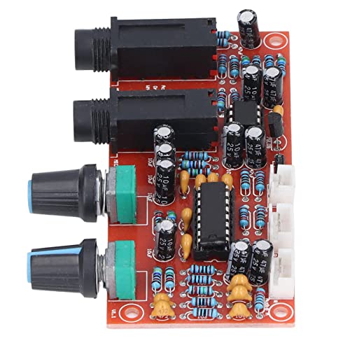 Amplificador de micrófono digital, placa de reverberación de bajo ruido e interferencias Reverberación y volumen ajustables PCB de doble cara Tamaño pequeño para equipos