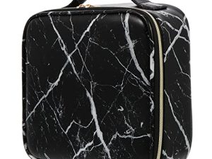 POPETPOP 1 Pc Estuche cosmético de mármol Organizador de Almacenamiento del Compartimiento Bolsas de Aseo para Mujeres Estuche de Maquillaje de Viaje Bolsa de cosméticos portátil Nylon