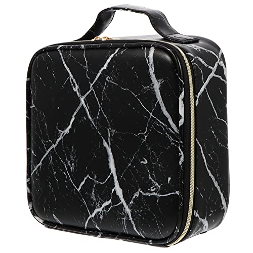 POPETPOP 1 Pc Estuche cosmético de mármol Organizador de Almacenamiento del Compartimiento Bolsas de Aseo para Mujeres Estuche de Maquillaje de Viaje Bolsa de cosméticos portátil Nylon