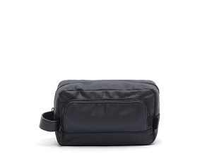 MISAKO Bastian Neceser con asa de Mano – Neceser de Viaje para Hombre – y Espacioso Bastian Azul 14 X 23 X 10 cm