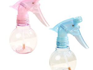 Baluue 2 Piezas Botella De Spray Para El Cabello Neblina Rociador De Botella De Agua Para El Cabello Botellas De Spray De Niebla Fina Botellas De Spray Redondas El Plastico Blue