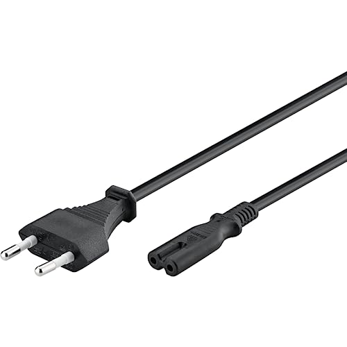 Goobay 50084 - Cable de alimentación 1,5 m, Negro