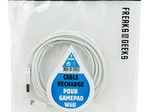 Freaks and Geeks – Cable 3M De Carga Usb Para Mando Wii U (Sin Caja) (PlayStation 5)