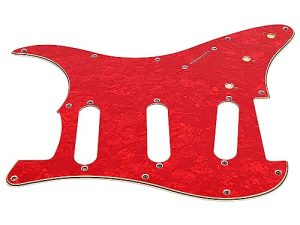 Golpeador de Guitarra, Placa Protectora de Guitarra Fácil Instalación Acabado Brillante para Protección de Instrumentos Musicales (GSSS36)