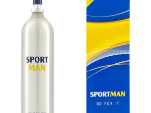 SPORTMAN – Go For It 250 ml, Perfume Hombre en Formato Spray, Eau de Toilette Masculina, Deportiva y Cítrica de Larga Duración