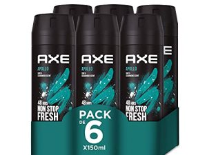 Axe Desodorante Bodyspray Apollo 150ml, pack de 6 unidades