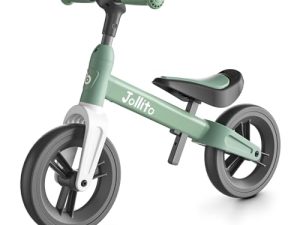 JOLLITO Bicicleta de Equilibrio para Bebés, Juguetes de Bicicleta para de Niñas y Niños de 18 a 48 Meses, Bicicleta de Entrenamiento Liviana Sin Pedales, Rueda de 9 Pulgadas y Marco de Aluminio