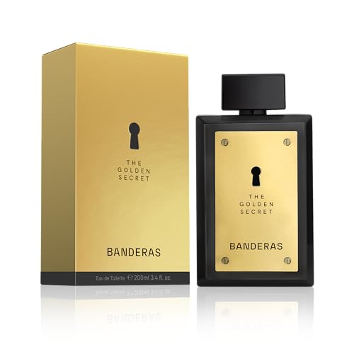 BANDERAS The Golden Secret Agua de Colonia - 200 ml, El embalaje puede variar
