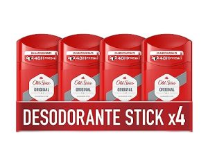 Old Spice Original Desodorante En Barra Para Hombres, Pack 4×50 ml