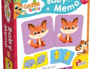 Liscianigiochi – Carotina Baby – Baby Memo – Los Bebés Animales – Juego de Sociedad Educativo – Juego de Memoria y Reflexión – 24 Tarjetas – Para Niños de 1 a 4 años