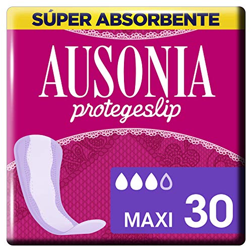 Ausonia Salvaslip Protegeslips/Salvaslips, 30 Unidades con Sistema No Olor, Máxima Protección