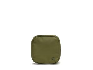 MISAKO Wax Neceser pequeño – Neceser de Viaje de Moda para Mujer – Bonito y Espacioso Wax Verde 13 X 13 X 6 cm