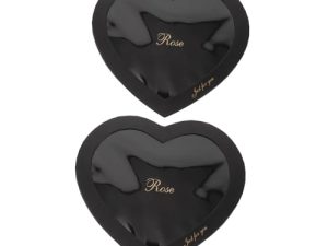 Ipetboom 2 Cajas caja de del día de san valentín caja decorativa decoracion de san valentin presentar cajas con tapas recipientes de corazón con tapa cajas negras para embalaje papel