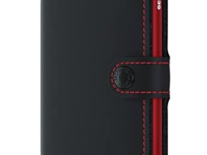 Secrid Miniwallet Black & Red Talla Única Unisex Adultos