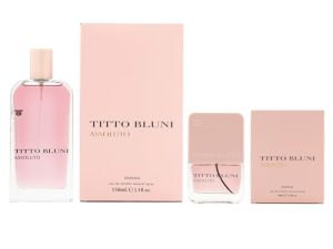 TITTO BLUNI – Assoluto Donna, Colonia Mujer, Promoción 150 ml + 30 ml, Pack 2 Productos, Perfume Formato Spray, Eau de Toilette Femenina, Aroma Floral Afrutado, Fragancia Fresca y de Larga Duración