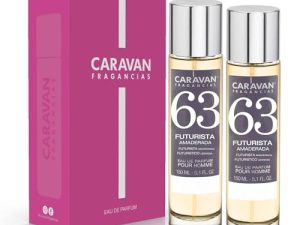 CARAVAN FRAGANCIAS – CAJA DE REGALO con 2 Perfumes Nº63 de 150 ml, para hombre