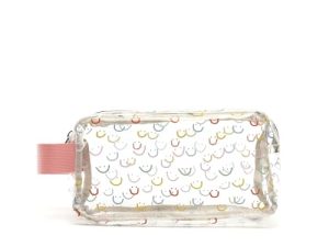 MISAKO Happy Neceser Grande Estampado – Neceser de Viaje de Moda para Mujer – Bonito y Espacioso Happy Multicolor 12 X 22 X 8 cm
