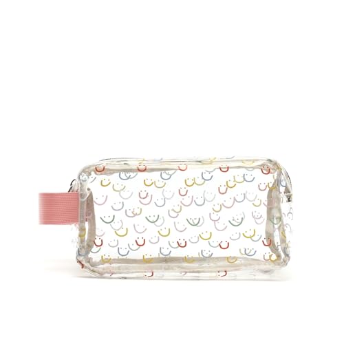MISAKO Happy Neceser Grande Estampado - Neceser de Viaje de Moda para Mujer - Bonito y Espacioso Happy Multicolor 12 X 22 X 8 cm