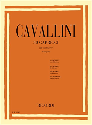 30 capricci clarinette