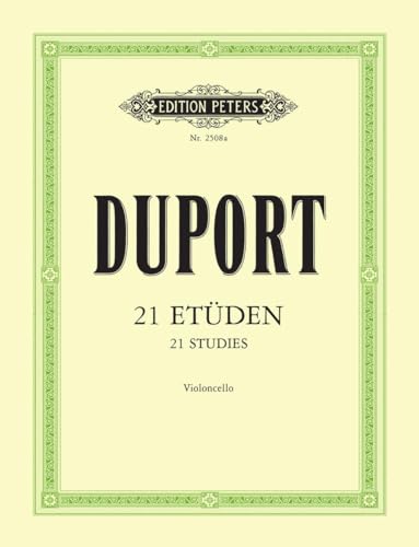 Etudes(21) violoncelle (Edition Peters)