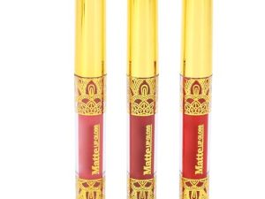 Esmalte de Labios Mate, Antiadherente, Portátil, 3 Piezas, Lápiz Labial Mate con Acabado Brillante de Larga Duración, 2,5 Ml para Fecha