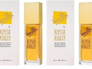 Alyssa Ashley Vanilla Eau de Toilette Vaporizador 100 ml (Paquete de 2)