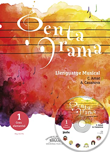 PENTAGRAMA LLENGUATGE MUSICAL | Vol. 1 Grau Elemental | Llibre en Català | Libro del alumno | Incluye CD | Con Cuaderno de ejercicios (Reg. B.3196) | Llenguatge Musical 1