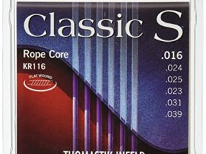 Thomastik Cuerdas para Guitarra Clásica Classic S Series juego Rope Core, cuerda de artista KR116
