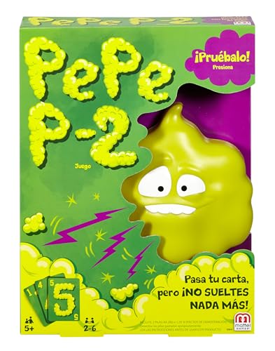 Mattel Games Pedorretas Juego de Cartas, Juego de Mesa con Sonidos para niños +5 años (Mattel DHW40)