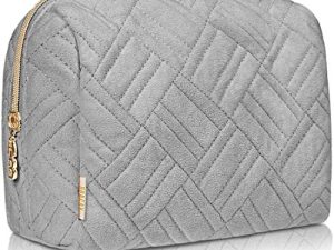 BOACAY Neceser de Maquillaje Grande, Bolsa de Aseo de Viaje, Mujer y Niña, Organizador para Bolso, Estuche para Cosméticos, Cepillos, Accesorios