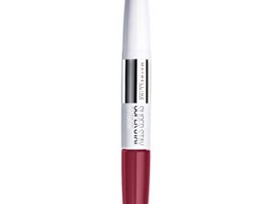 MAYBELLINE Superstay 24H, Pintalabios Mate de Larga Duración, Tono 195 Raspberry, 1 Unidad (Paquete de 1)