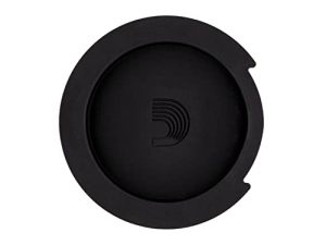 Funda para orificios de sonido para guitarra acústica Daddario Screeching Halt, accesorios para guitarra acústica, evita la retroalimentación (se adapta a la mayoría de los orificios de sonido estándar de 4 pulgadas)