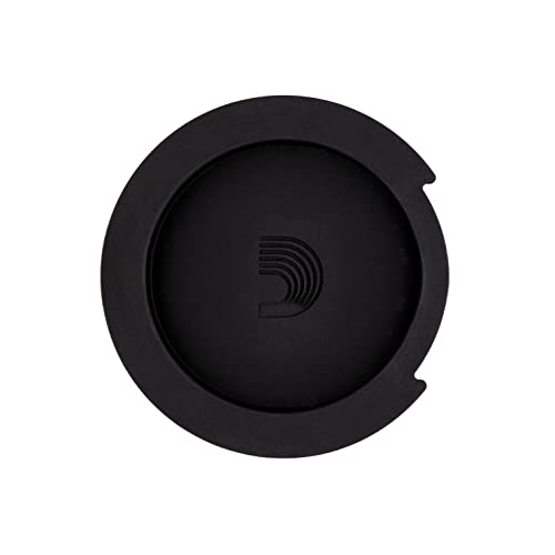 Funda para orificios de sonido para guitarra acústica Daddario Screeching Halt, accesorios para guitarra acústica, evita la retroalimentación (se adapta a la mayoría de los orificios de sonido estándar de 4 pulgadas)