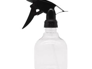 Yawdil Botellas plásticas del espray 250ml, Botella vacía Recargable Clara del espray, Botella Ajustable del espray del Peluquero de la peluquería del espray para los Productos de Limpieza, Plantas