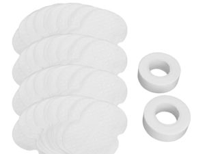 Rápida Absorción del Sudor, Tecnología de Estampado, 40 Almohadillas para el Sudor en las Axilas con 2 Rollos de Almohadillas para el Sudor, Fácil de Usar, Aplicación