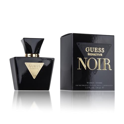 GUESS Seductive Noir, Eau de Toilette para Mujer, Colonia Floral, Fragancia Sensual, Larga Duración, 50 ml